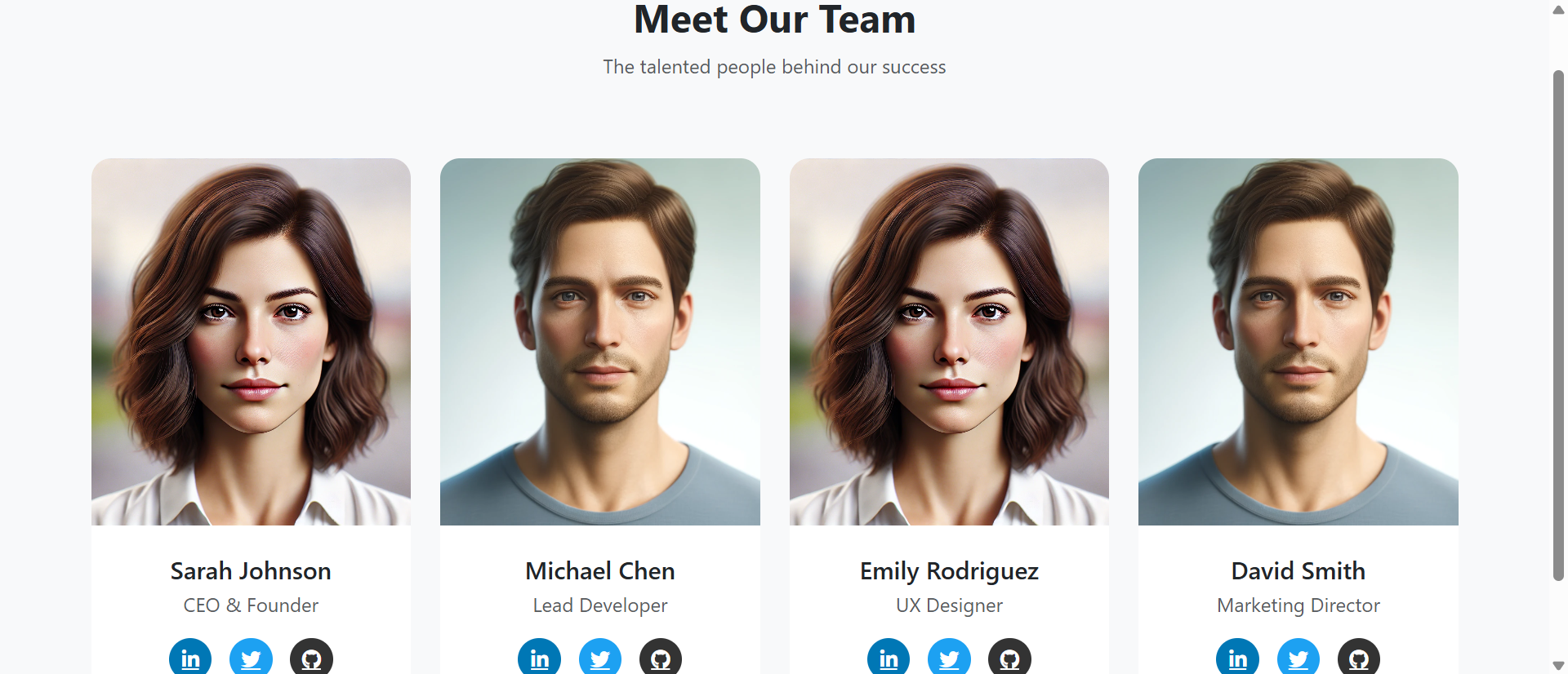 Why Generic Team Photos Fail to Build Trust (And How Interactive Cards Fix It)