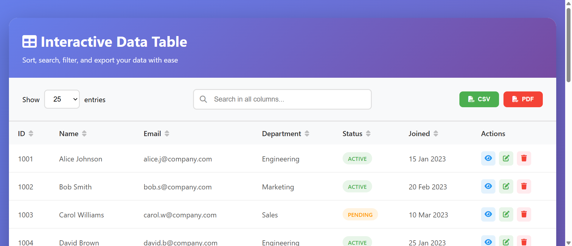 Why Static Tables Kill User Engagement (And How Interactive Tables Fix It)