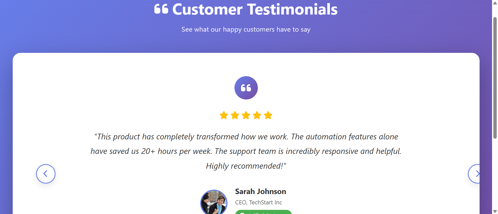 Why Text-Only Testimonials Lack Impact (And How Rated Sliders Fix It)