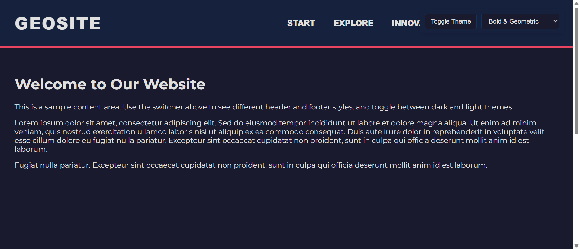 Why Single Navigation Patterns Bore Users (And How Alternative Headers Fix It)