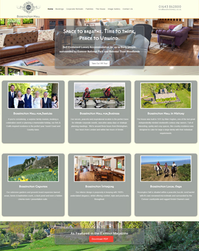 Exmoorweb Website Design